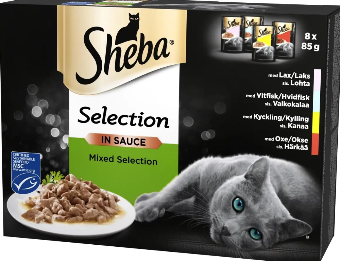 SHEBA ANNOSP. SELECTION VALIKOIDUT RESEPTIT 8*85G 680 G