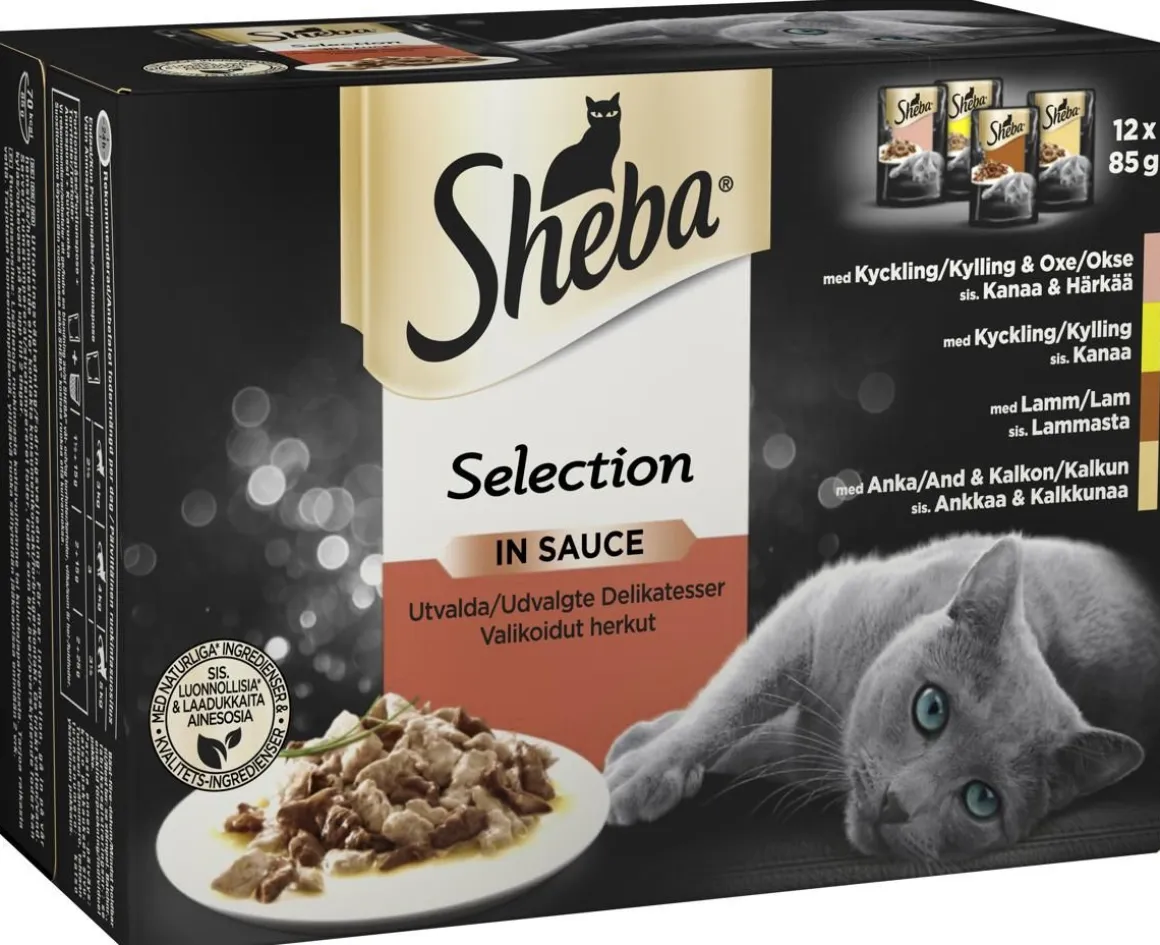 SHEBA ANNOSP. SELECT SLICES KASTIKELAJ. 12*85G 1,02 KG