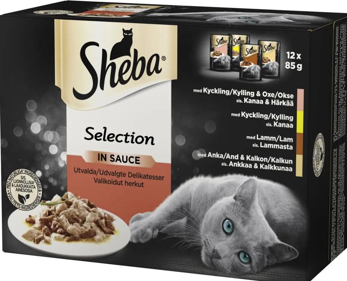 SHEBA ANNOSP. SELECT SLICES KASTIKELAJ. 12*85G 1,02 KG