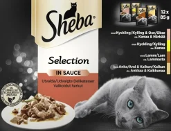 SHEBA ANNOSP. SELECT SLICES KASTIKELAJ. 12*85G 1,02 KG
