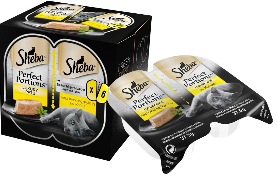 SHEBA RASIA PERFECT PORTIONS 3*75G KANAA 225 G