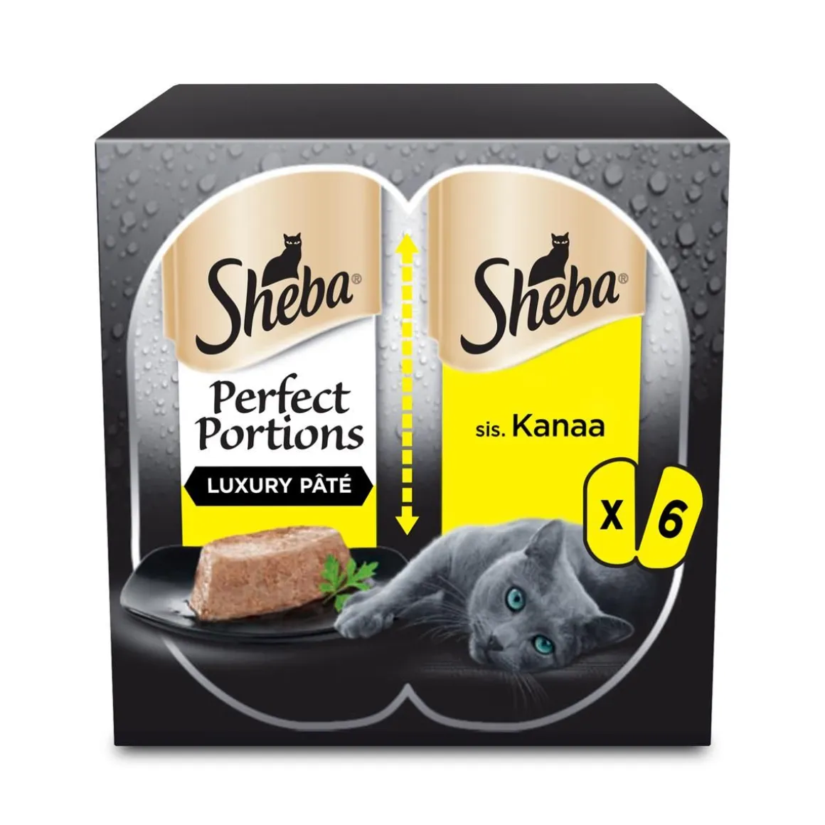 SHEBA RASIA PERFECT PORTIONS 3*75G KANAA 225 G