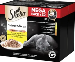 SHEBA RASIA SELECT SLICES 32*85G SIIPIKARJAA KASTIKKEESSA LE 2,72 KG