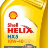 SHELL HELIX HX5 10W-40 MOOTTORIÖLJY