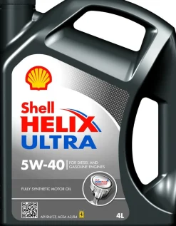 SHELL HELIX ULTRA 5W-40 MOOTTORIÖLJY 4 L