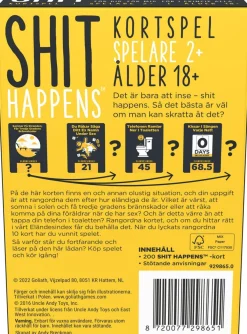 SHIT HAPPENS PARTYPELI SVENSKA