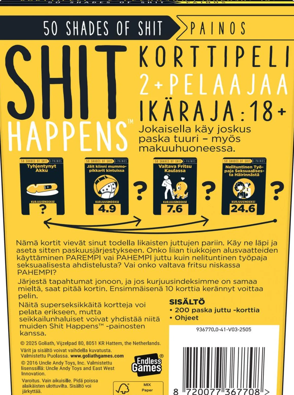 SHIT HAPPENS SHIT HAPPENS: 50 SHADES OF SHIT -PELI