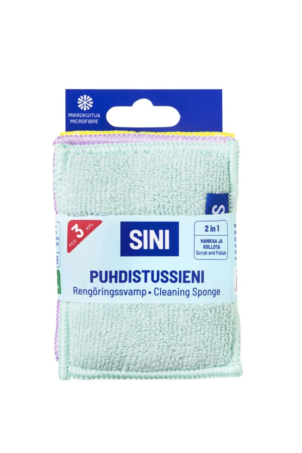 SINI PUHDISTUSSIENI SETTI 3 KPL