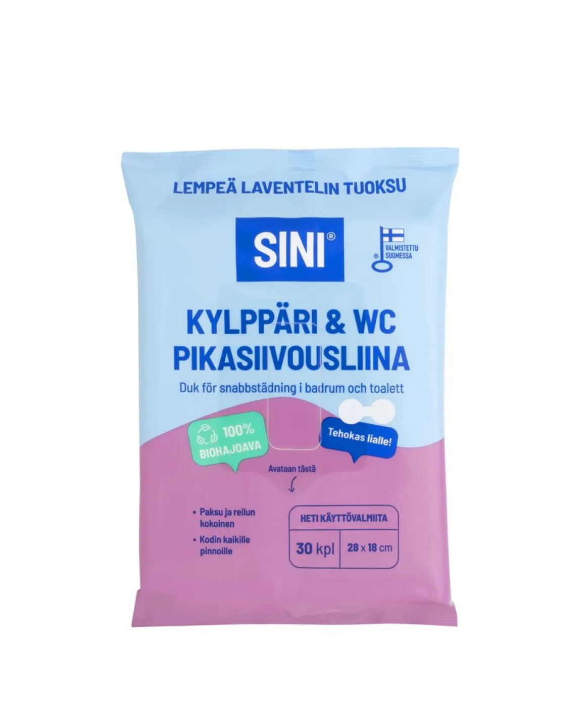SINI WC&KYLPYHUONE PIKASIIVOUSLIINA 30 KPL 30 KPL