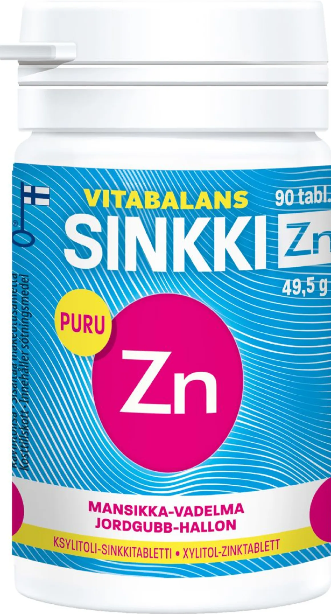 SINKKI ZN MANSIKKA/VADELMA 90 KPL