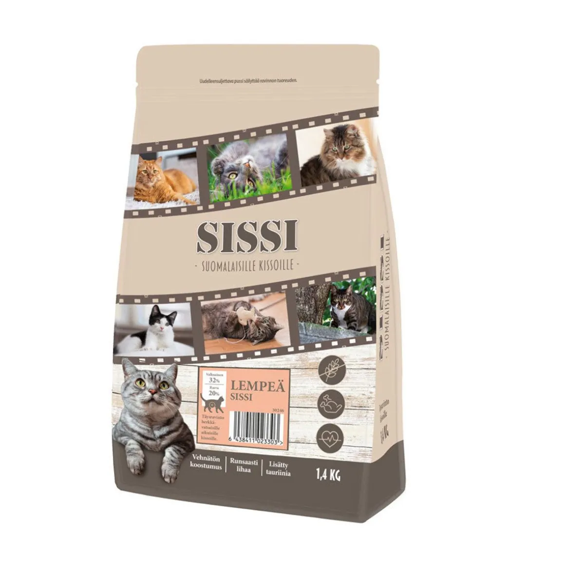 SISSI KISSAN TÄYSRAVINTO LEMPEÄ 1,4 KG