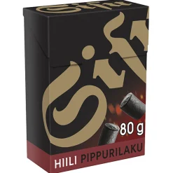 SISU HIILI PIPPURILAKU PASTILLI 80 G
