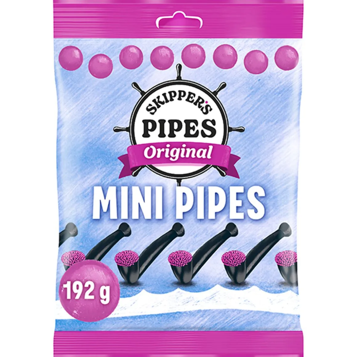 SKIPPER MINIPIPES LAKRITSA MAKEISET 192 G