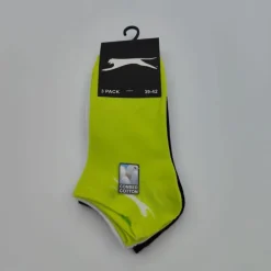 SLAZENGER MIESTEN LYHYTVARTINEN SUKKA 3PR VIHR/MUS/VAL 43-46