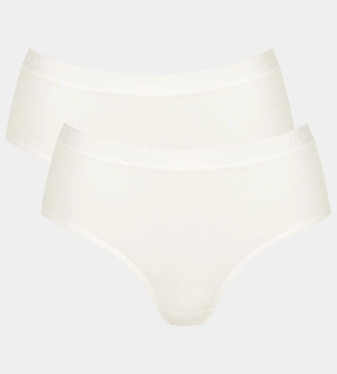 SLOGGI GO CASUAL H MIDI 2-PACK M SILK WHITE
