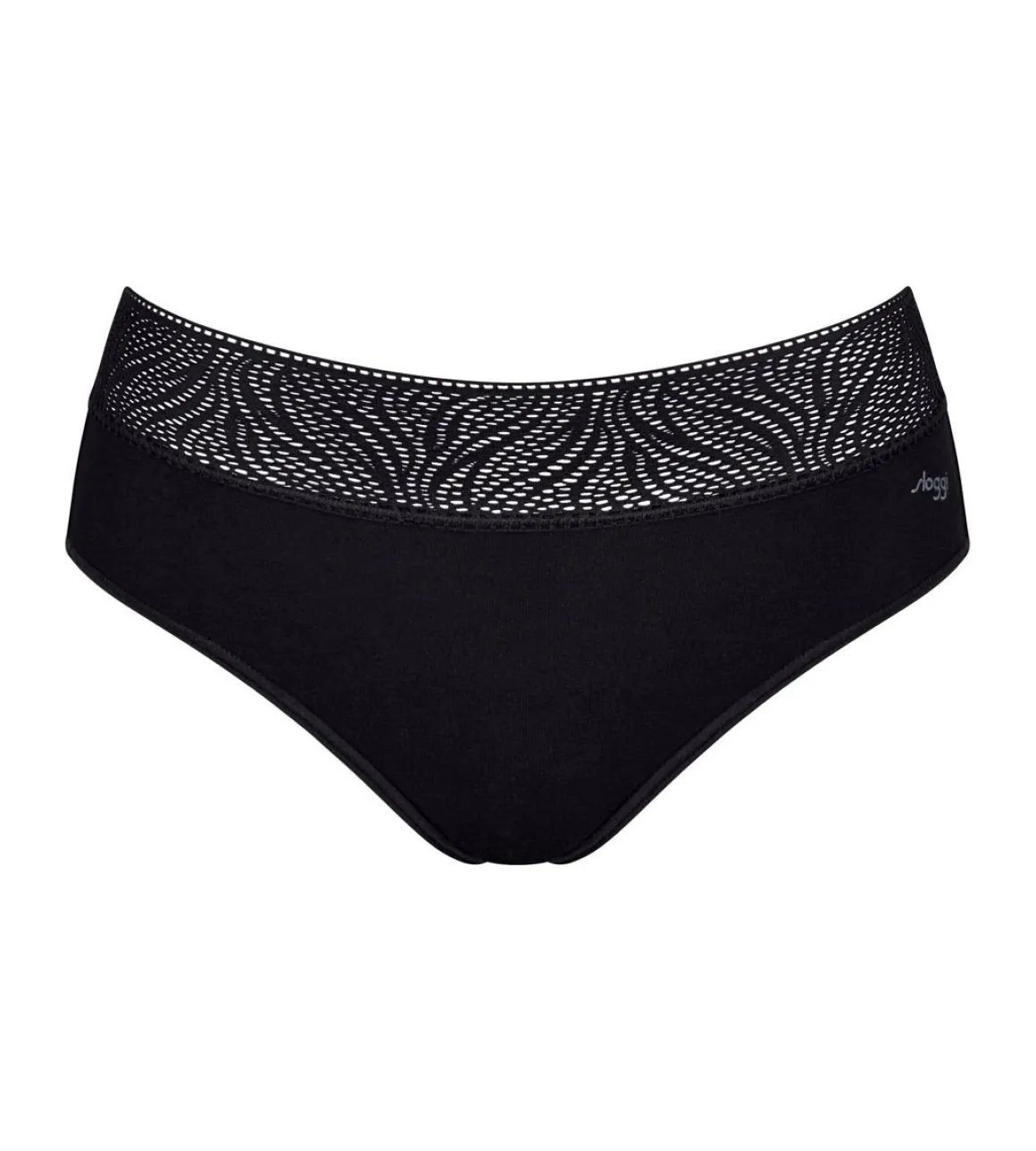 SLOGGI KUUKAUTISALUSHOUSUT HIPSTER 2-PACK M MUSTA
