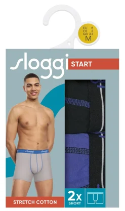SLOGGI MEN START SHORT C 2-PACK MULTIPLE COLOURS VÄRI V005, 5
