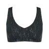 SLOGGI ZERO FEEL 2.0 FESTIVE BRALETTE S BLACK COMBINATION