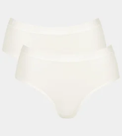 SLOGGI GO CASUAL H MIDI 2-PACK S SILK WHITE