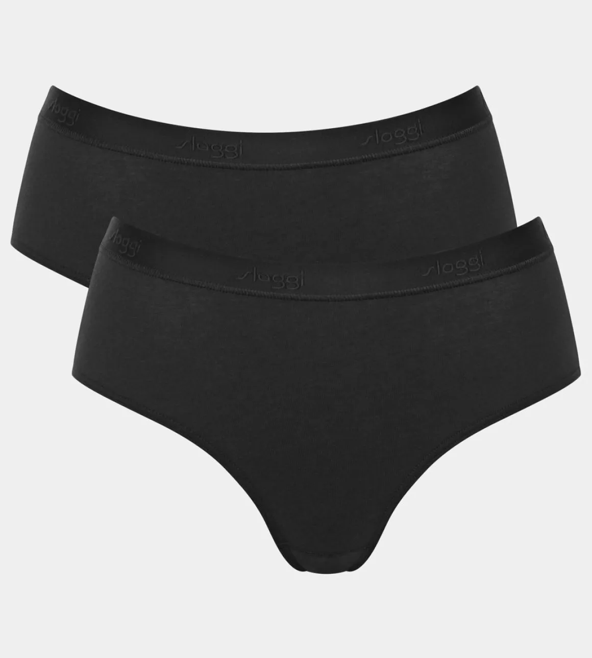 SLOGGI GO CASUAL H MIDI 2-PACK XS MUSTA