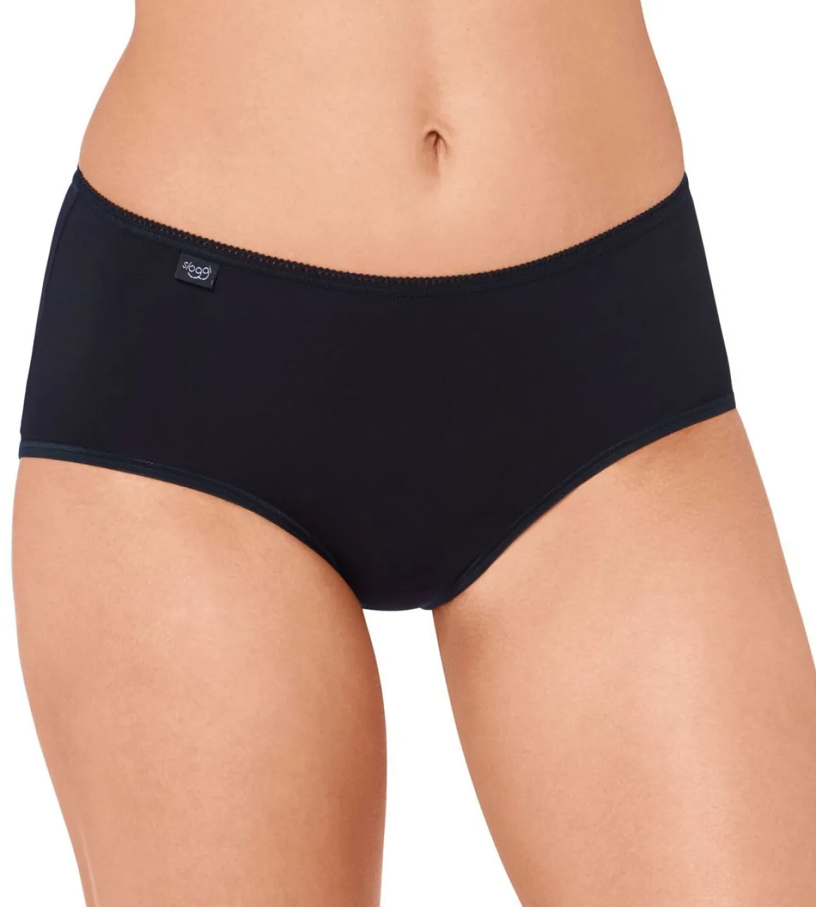 SLOGGI 24/7 MICROFIBRE H MIDI 3-PACK 40 MUSTA