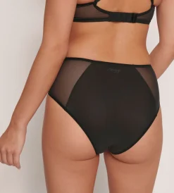 SLOGGI NAISTEN ALUSHOUSUT SOFT ADAPT HIGH WAIST XS MUSTA