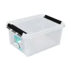 SMARTSTORE CLASSIC 8 L SÄILYTYSLAATIKKO KANNELLA LÄPINÄKYVÄ