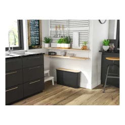 SMARTSTORE COLLECT 46L SLIM PUUKANNELLA MUSTA