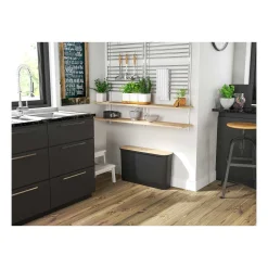 SMARTSTORE COLLECT 46L SLIM PUUKANNELLA MUSTA