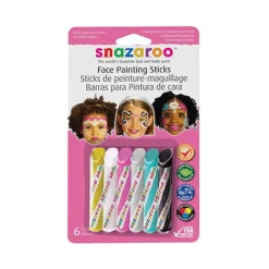 SNAZAROO KASVOVÄRILIIDUT PASTELLIVÄRIT 6KPL