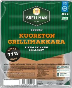SNELLMAN KUNNON KUORETON GRILLIMAKKARA 400 G