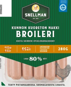 SNELLMAN KUNNON KUORETON BROILERINAKKI 280 G