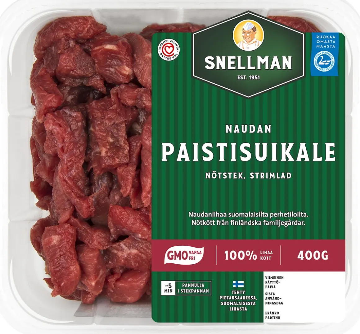 SNELLMAN NAUDAN PAISTISUIKALE 400 G