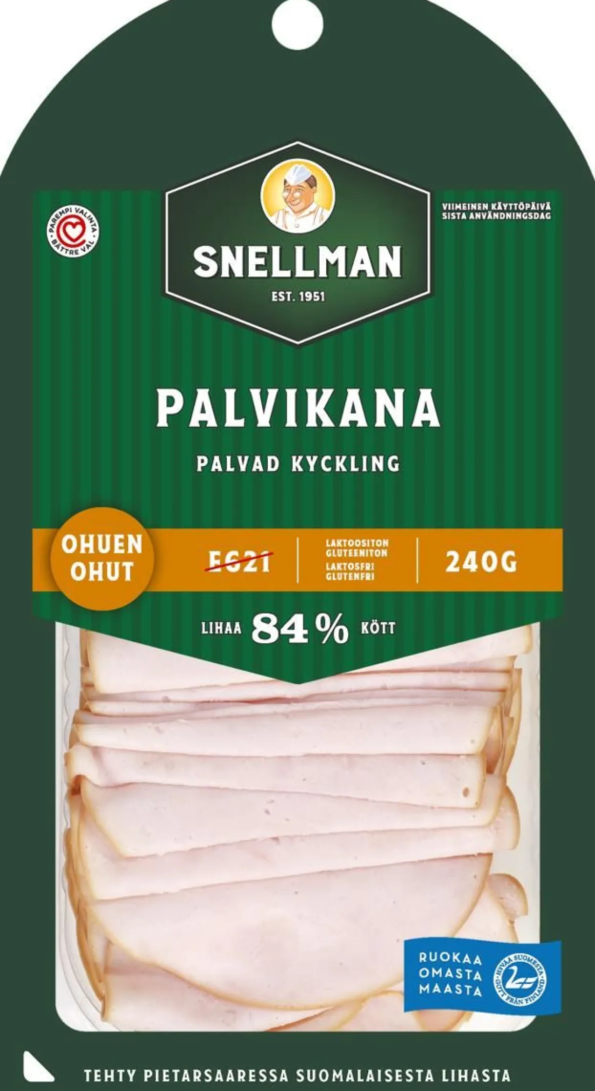 SNELLMAN OHUEN OHUT PALVIKANA 240 G