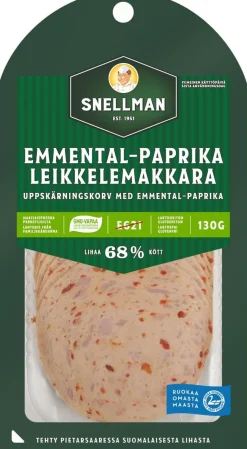 SNELLMAN EMMENTAL-PAPRIKALEIKKELEMAKKARA 130