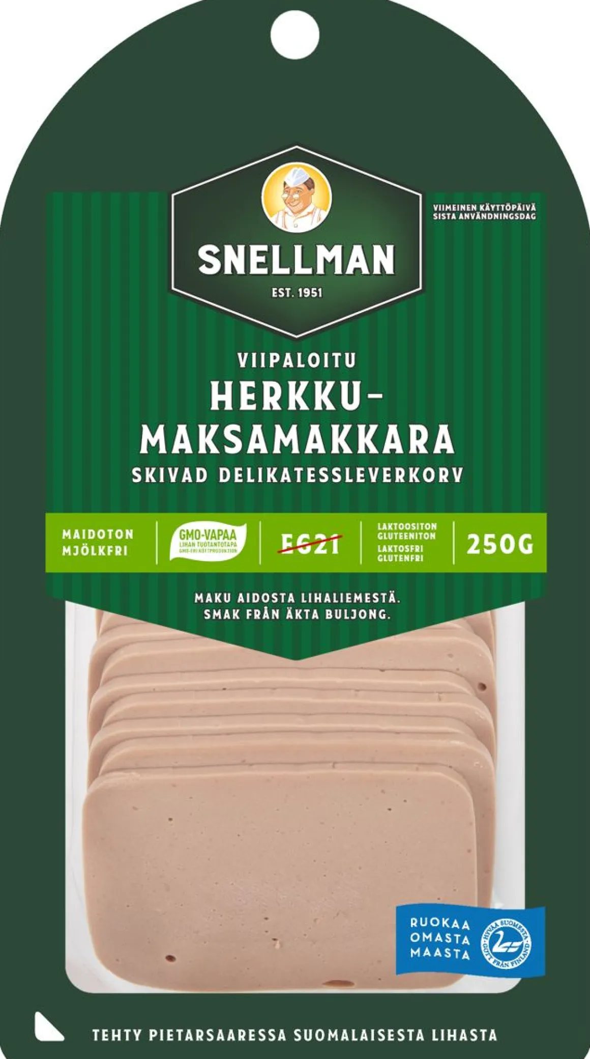 SNELLMAN HERKKUMAKSAMAKKARA VIIPALEET 250 G