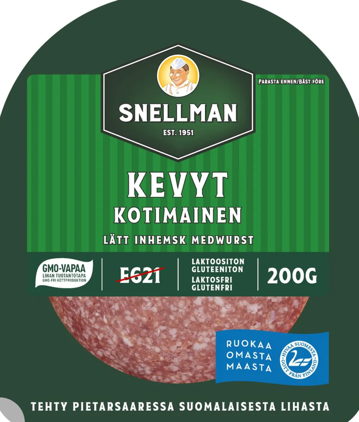 SNELLMAN KOTIMAINEN KEVYT MEETVURSTI 200 G