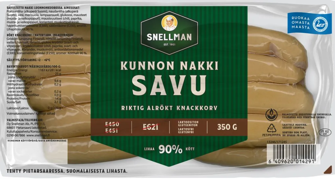 SNELLMAN KUNNON SAVUNAKKI 350 G