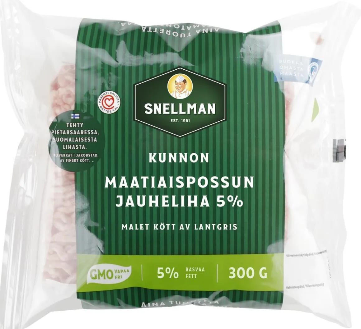 SNELLMAN MAATIAISPOSSUN JAUHELIHA 5% 300 G