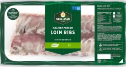 SNELLMAN MAATIAISPOSSUN LOIN RIBS 2KPL N. 1KG