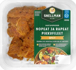 SNELLMAN MAATIAISPOSSUN NOPEAT JA RAPEAT PIKKUFILEET SPICY 300 G