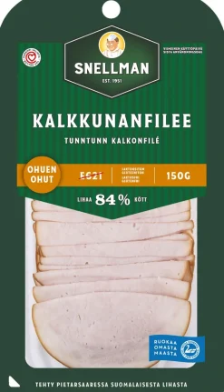 SNELLMAN OHUEN OHUT KALKKUNANFILEE 150 G