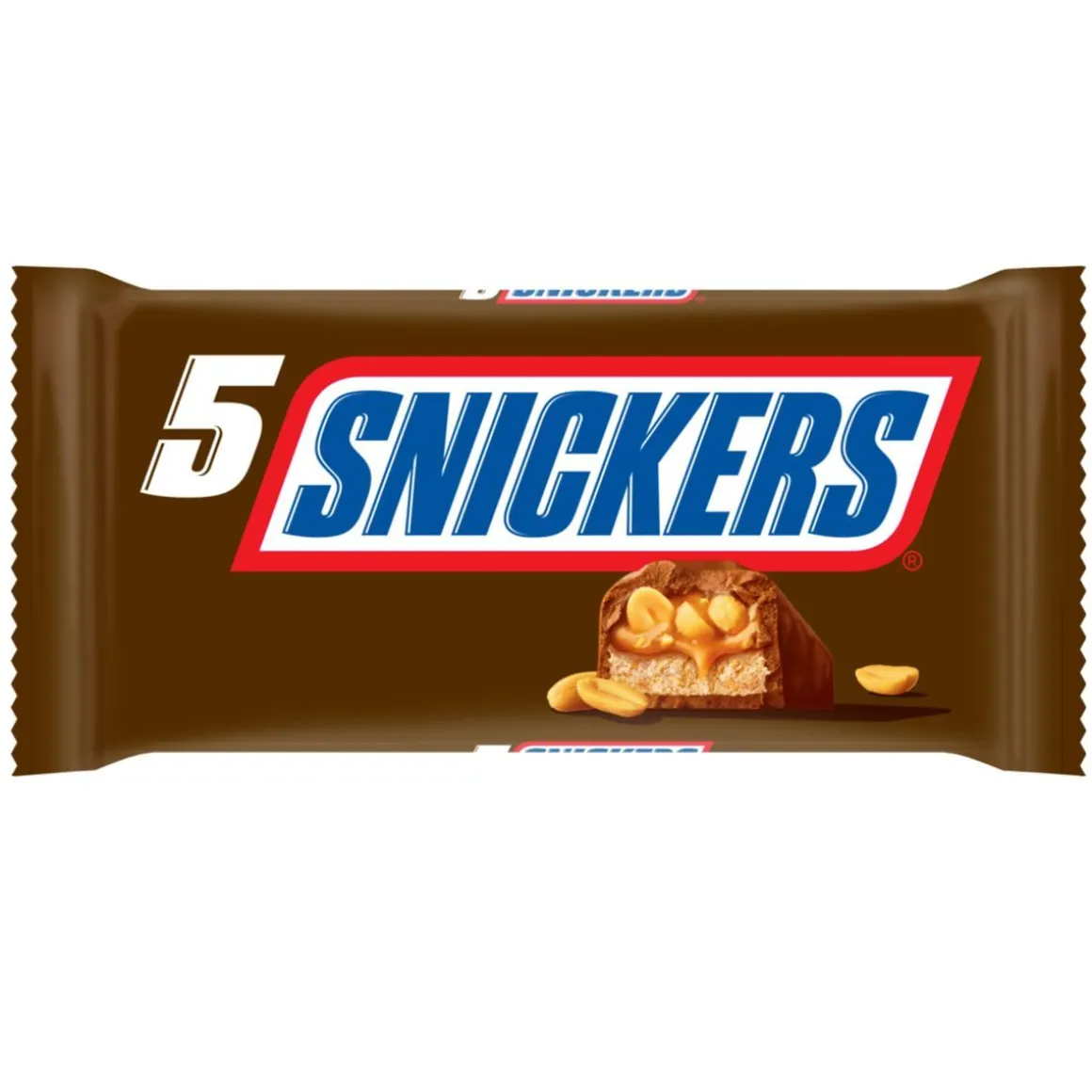 SNICKERS 5X50G SUKLAAPATUKKA MONIPAKKAUS 250 G