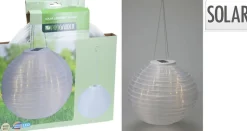 SOALR LED AURINKOVALAISIN 28CM PALLONMUOTOINEN