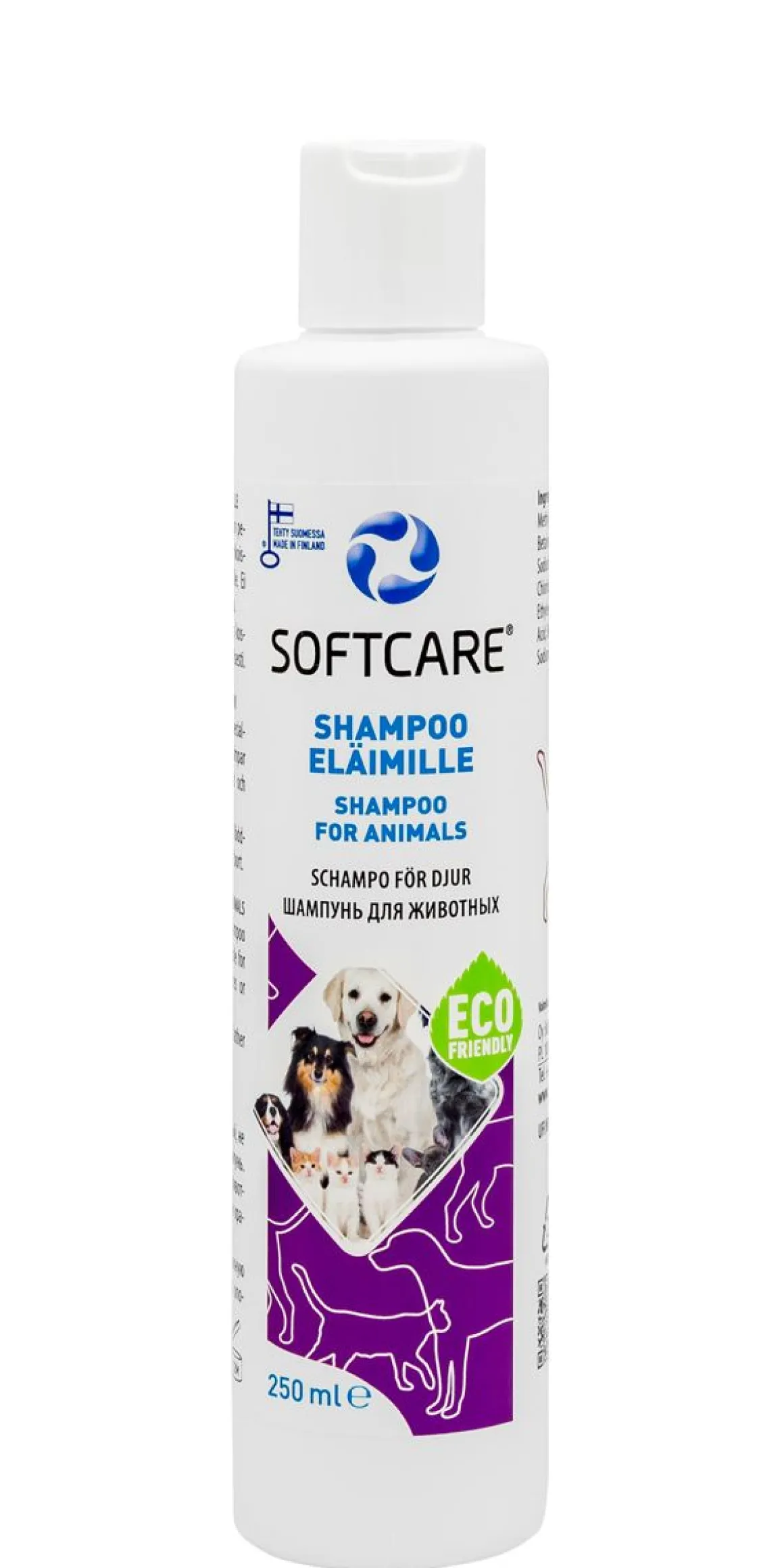 SOFTCARE SHAMPOO ELÄIMILLE 250 ML