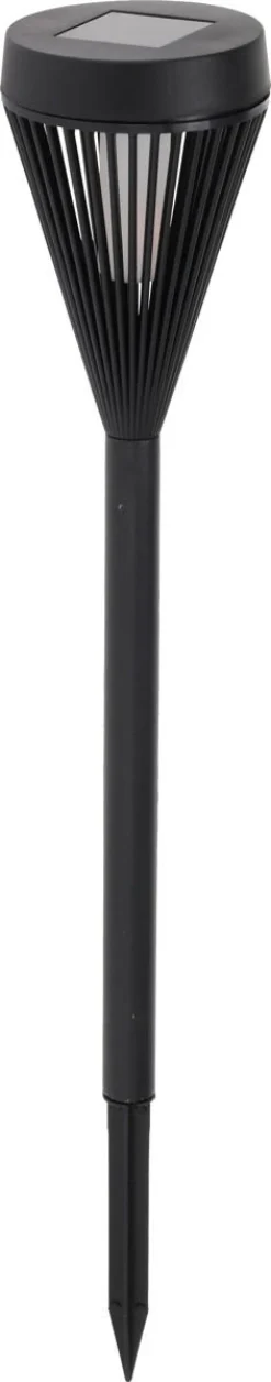 SOLAR LED AURINKOVALAISIN 7,5X43CM MUSTA
