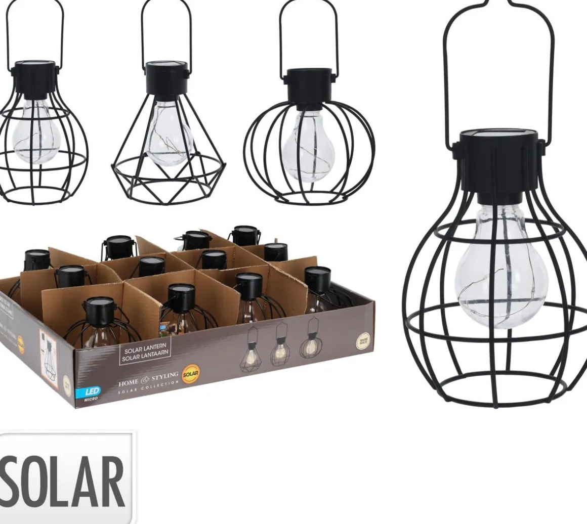 SOLAR LED LYHTY METALLIA LAJITELMA