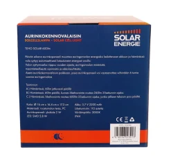 SOLAR ENERGIE SOLAR SEINÄVALAISIN 600LM