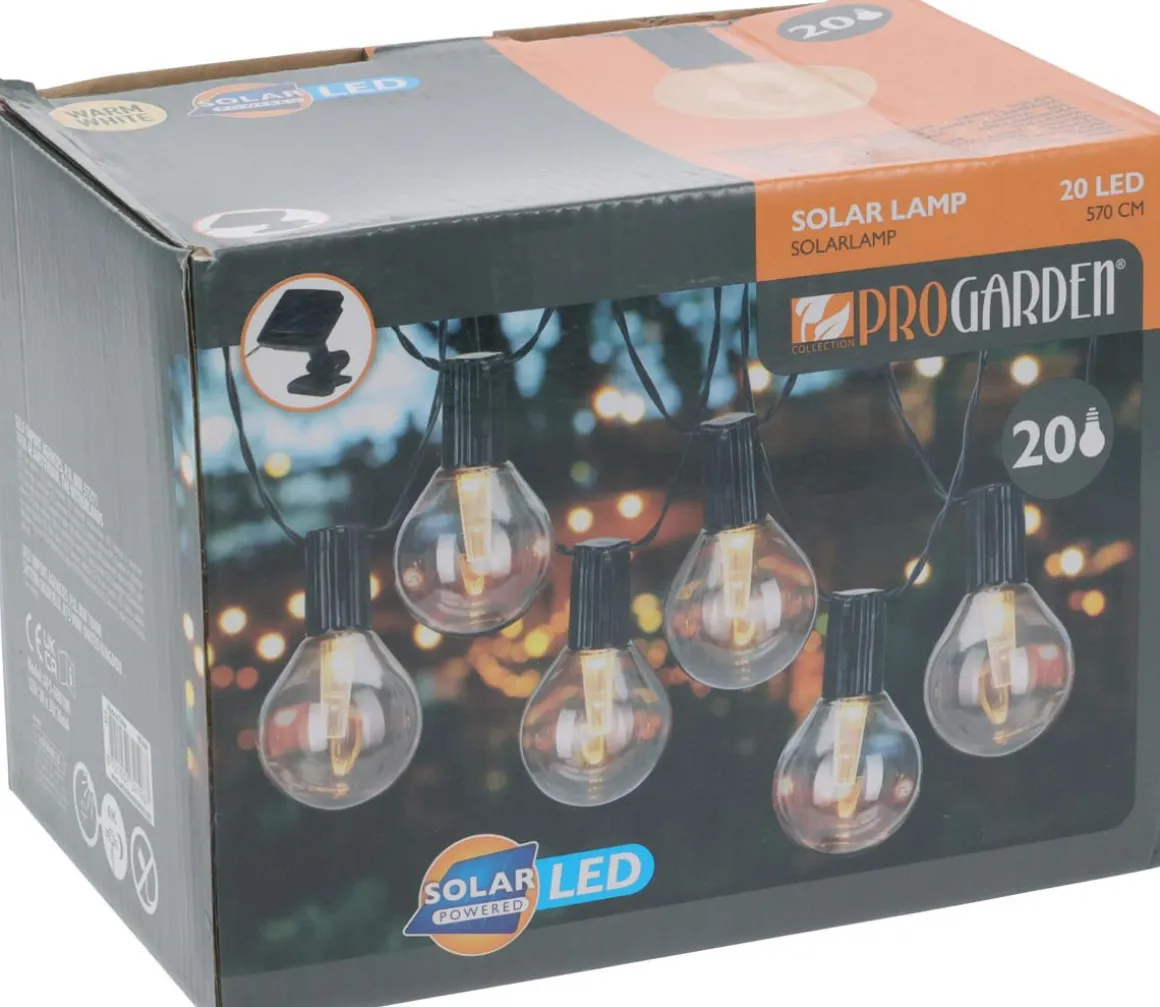 SOLAR LED JUHLAVALOT 20KPL (LÄMMINVALKOINEN)
