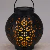 SOLAR LED LYHTY 9X9,5CM MUSTA